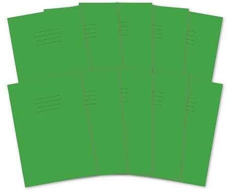 Hamelin Übungsbuch, A4, 8 mm, liniert mit Rand, 48 Seiten,lichtgrün, (10er Pack)