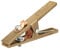 260/300 / 500A Ottone A-shape Terra Saldatura Morsetto di terra Saldatore Cavo di messa a terra Morsetto di presa in rame Morsetto per saldatrice(300A)