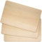 Madyes Lot de 3 planches à découper en bois de hêtre naturel non traité, n’abîme pas les couteaux, utilisable des deux côtés