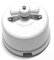 F Line Interruptor-conmutador de superficie de porcelana blanca con lazo