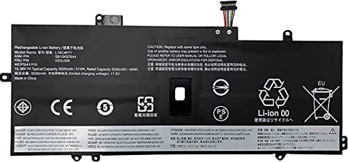 ASKC L18C4P71 Laptop Battery for Lenovo ThinkPad X1 Yoga 4th Gen / X1 Carbon 7th 8th Gen Series 02DL006 L18M4P72 L18L4P71 02DL004 02DL005 SB10K97642 SB10K97643 SB10K97644 15.36V 51Wh