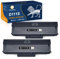 ColorKing MLT-D111S MLT-D111L D111S D111L Toner Kompatible für Samsung Xpress M2020 M2020W M2022 M2022W M2026 M2026W SL-M2070 SL-M2070W SL-M2070F SL-M2070FW (Schwarz, 2er Pack)