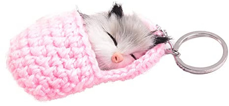 Porte Clef Femme,iSpchen Porte-clés Mignon Porte-clés de Voiture Porte Clés Chat Porte-clés Tressé Porte-Clé Porte-clés en Peluche Chat Porte Cle Voiture Porte Clés Fille Porte Clé Pendentif
