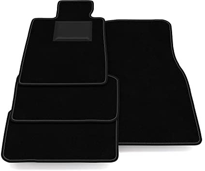 Fußmatten kompatibel mit BMW 7er G11 2015-2022 ohne Dekoration, personalisiertes Auto-Fußmatten-Set, Teppich-Set, Autoteppich