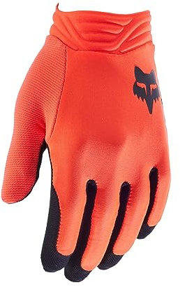 Fox Racing Motocross-Handschuh für Jugendliche Airline, fluoreszierendes Orange, Größe M