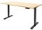 Ergotopia Desktopia Lite Elektrisch höhenverstellbarer Schreibtisch für Büro oder Home Office - 5 Jahre Garantie - ergonomischer Schreibtisch höhenverstellbar mit Ahorn Tischplatte (180 x 80 cm)