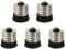 ibasenice Guhbirnenadapter 5 Stücke E17 Zu E14 Fassung Adapter Kupfer E17 Zu E14 Lampenfassung Adapter Für Glühlampen Led Halogen Energiesparlampen Candelabra Sockel Austausch