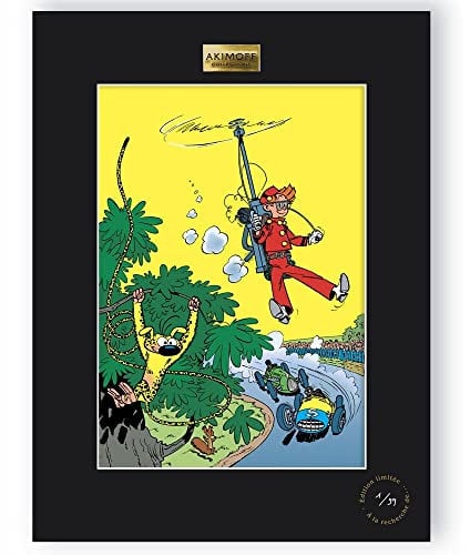 Poster Franquin Spirou and Fantasio, Spirou et les Héritiers (30x40cm)