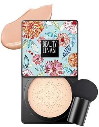 Linasi Clear Cover Beauty Cream - Wonderninelife Beauty Cream With Mushroom Brush (Natürlich)