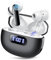 Wekily Cuffie Bluetooth, 2024 Auricolari Bluetooth 5.3 Driver Dinamico HiFi Stereo, 4 ENC Mic Cancellazione Rumore Cuffiette in Ear, 48Ore Cuffie Wireless, IP7 Impermeabile, 4g Mini USB-C (Nero scuro)