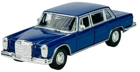 Welly 1963 Mercedes-Benz 600 W100 Blau 1/34-1/39 Metal Modell Auto Die Cast Neu im Kasten