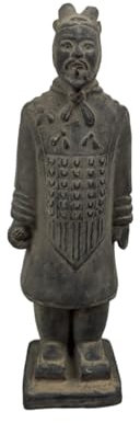 Villa Métisse Statue Guerrier Chinois Xian en Terre Cuite | Général 20cm