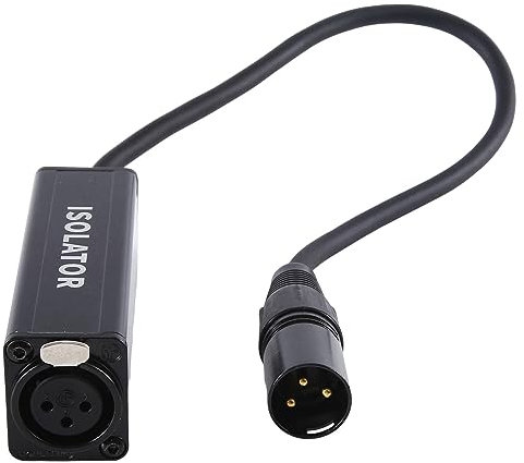 Geroosaty Isolateur de Câble Audio, Boucle de Terre, Isolateur Audio XLR Élimine, à Mâle