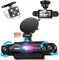 360° View 4 Channel Dash Cam Front and Rear Inside Left Right, GEMEK Dash Camera for Cars FHD 1080P Free 64GB TF Card, Multi-Ch Dash Camera for Cars,Night Vision, 24H Parking Mode