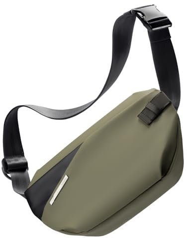 Inateck Sling Bag X-Lite, 3.8L Crossbody Borsa a Spalla Tracolla Leggera con Cinturino Regolabile, Resistente all'Acqua per Uomo e Donna, Ciclismo, Lavoro, Sport e Escursionismo