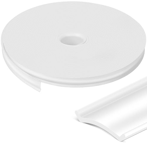 Garniture moulée pour véhicule récréatif de 2,2 cm, 7,6 m – Moulure en TPE robuste pour véhicule récréatif – Bande de rechange extérieure – Cache-vis étanche pour camping-car, voyage, remorque, bateau