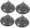 LAPYAPPE 4 Stück Saugnäpfe Für Maschine Kleine Saugnäpfe Saugnapf Für Pommes-frites-maschine Saugnäpfe Für Den Schreibtisch Saugnäpfe Für Fritteusen Maschinenfixierer Grey Pvc