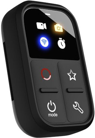 WirelRemote - Mando a distancia de repuesto para Hero 10/9/8/Max, pantalla LED colorida, batería incorporada, distancia de control de 50 m, con correa de muñeca, cable de carga USB