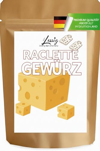 Lessig | Raclette Gewürz - 100g - Gewürzmischung Ofenkäse Käsefondue Käsesuppe