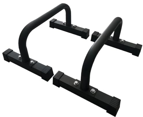 Parallettes-Stangen Stahl-Barren, Gymnastik-Multifunktions-Push-Up-Rack, Dip-Ständer, Board, Heim-Fitnessgeräte(Height-20cm)