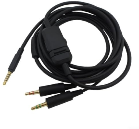 2,45 m Kupfer-Audiokabel für Beyerdynamic MMX300 Kopfhörer der 2. Generation, High-Fidelity-Ersatzkabel mit schwarzem Design für PC-Gaming und Studiogebrauch