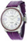 TW Steel Marc Coblen Edition mit Lederband 42 MM Silver/Purple MCPR2