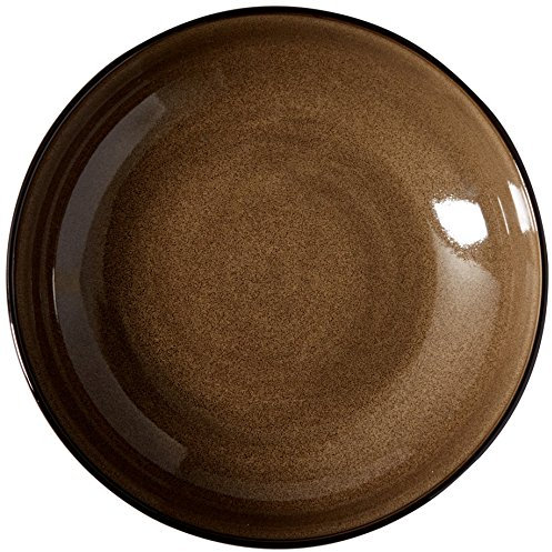 Oneida Foodservice L6753059755 Rustic Chestnut Deep Round Coupe Plate, 10.25, Set of 12