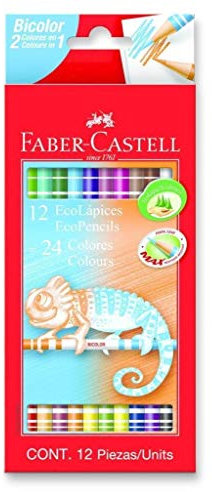 Faber-Castell 5171120612 Farbstift Bicolor 24 Farben
