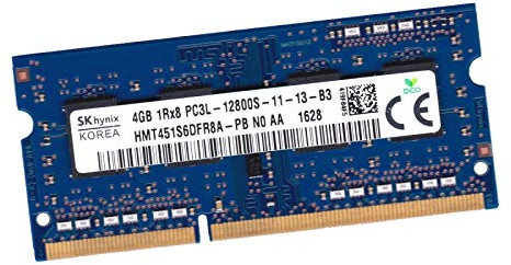 HYNIX 4Go RAM HMT451S6DFR8A-PB SODIMM DDR3 PC3L-12800S 1600Mhz 1Rx8 1.35v CL11