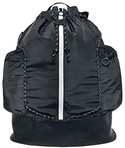 Urban Classics Unisex TB3854-Light Weight Hiking Backpack Rucksack, Black/White