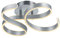 Trio Leuchten LED Deckenleuchte Francis 671310105, Aluminium gebürstet, inkl. 40 Watt LED, Switch Dimmer