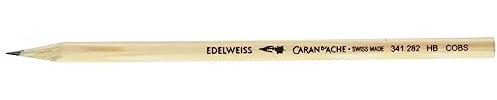 Caran d'Ache Bleistift Edelweiß Kiefer Härtegrad HB, HSH-zertifiziert, Durchmesser: 2,1 mm, 0341.282 Schwarz