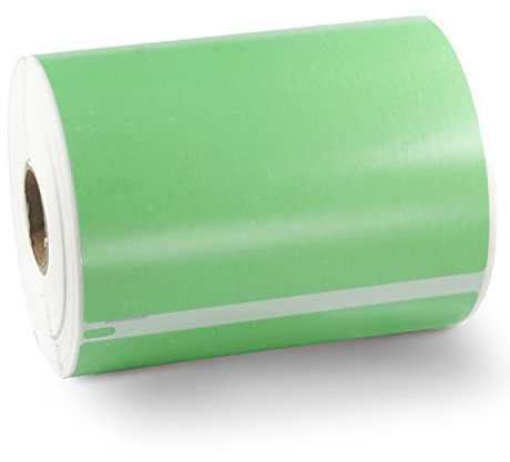 BETCKEY - 1 Rolle Grün Versandetiketten Kompatibel mit DYMO S0904980, 104mm x 159mm, 220 Farbige Etiketten für LabelWriter 4XL, NICHT passend 5XL