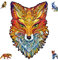 UNIDRAGON Original Holzpuzzle — Feuriger Fuchs, 107 Teile, Klein 6.2 x 9.4 Zoll (16 x 24 cm) Schöne Geschenkverpackung, Einzigartige Form Erwachsene und Kinder
