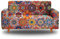 HOSIMA Elastischer Sofabezug 1/2/3/4 Sitzer Sofahusse Strech Sofa Überzug Couch Cover Muster Couchbezug Sofabezüge Schonbezug Couch (2 Sitzer LFZJY0779)