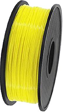 Colorful 10M 3D Stift Filament Nachfüllpackung, PLA, insgesamt 1,75 mm, 3D Druck Filament, 3D Printing Pen Consumables für normalerweise 3D-Stifte (Gelb)