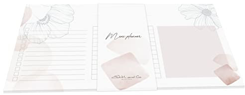 Clairefontaine 115977C - Evanescence, Mini Planer 24x12 cm, 50 Blatt bedruckt und abtrennbar, ideal für Ihre Organisation, 1 Stück