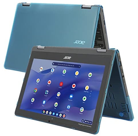 mCover Hard Case Only Compatible for 2021~2023 11.6 Acer Chromebook Spin 511 R753T Series 2-in-1 Laptop Computers (NOT Compatible with Any Other Acer Models) - Aqua