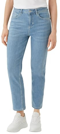 Comma Straight Leg-Jeans mit hohem Bund