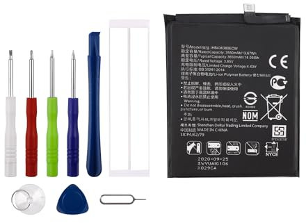 Vvsialeek Neu HB436380ECW Ersatz Akku Kompatibel Für Huawei P30 ELE-L29 ELE-L09 ELE-L04 ELE-AL00 mit kostenlosem Toolkit.