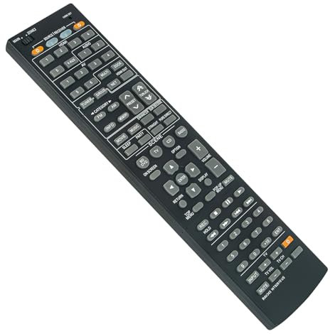 AULCMEET RAV345 WT92810US Remote Control Replace fit for Yamaha Audio Receivers RX-V765 RXV765 RX V765
