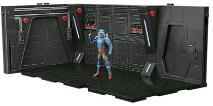 Star Wars La colección Vintage, Moff Gideon’s Imperial Light Cruiser Hallway, The Mandalorian, Set de Juego a Escala de 9,5 cm