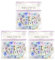 Dovecraft Essentials Metallic Letter Tiles - 3 Pack (Iridescent)