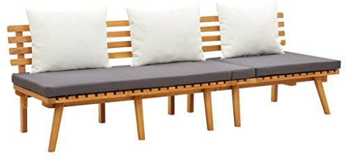 AJSEOYBS Das Tagesbett,Bettsofa Sofa,GäStebett Garten-Tagesbett 200x65 cm Akazie Massivholzgeeignet FüR Wohnzimmer, Schlafzimmer, Lounge, Balkon, Sofa, Wohnung, GäStezimmer