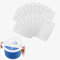 20 PCS Chaussette Skimmer Piscine,prefiltre skimmer,netskim chaussettes piscine skimmer,chaussette filtre piscine Nylon Élastique pour Attraper Les Feuilles, Pollen,Cheveux,efficacement la saleté​​