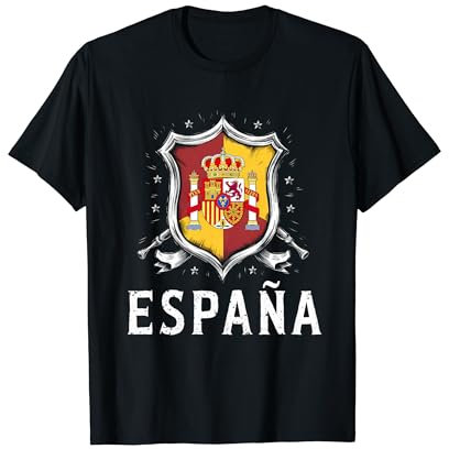 España Camiseta Mujer Hombre Niños Bandera Española Camiseta