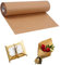Papier cadeau en papier kraft naturel recyclé - Largeur : 30 cm - Pour artisanat, anniversaires, Noël (marron, 5 m)