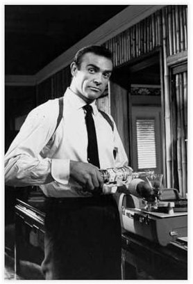 doegka Poster auf Leinwand, Motiv: Schauspieler Sean Connery, Schlafzimmer, Dekoration, Landschaft, Büro, Raumdekoration, Geschenk, 30 x 45 cm