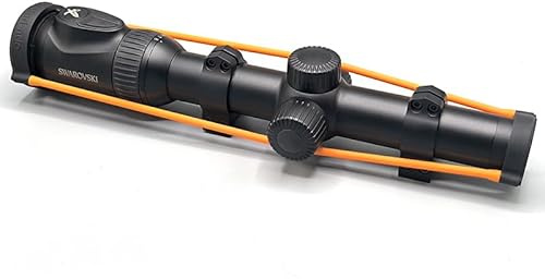 Opti-Protec, Protection dédiée aux Lunettes de Chasse et tir Swarovski Z6/Z6i/Z8i, Orange et Noir. pour modèles Z6 et Z6i 1-6x24 et 1-6x24 EE, Z8i 0.75-6x20 et Z8i 1-8x24
