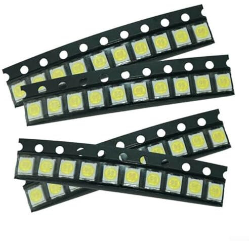 LED-TV-Hintergrundbeleuchtung, Diode für SMD-LED, 1 W, 6 V, 2835, kühle Farbe, hohe Helligkeit, 50 Stück